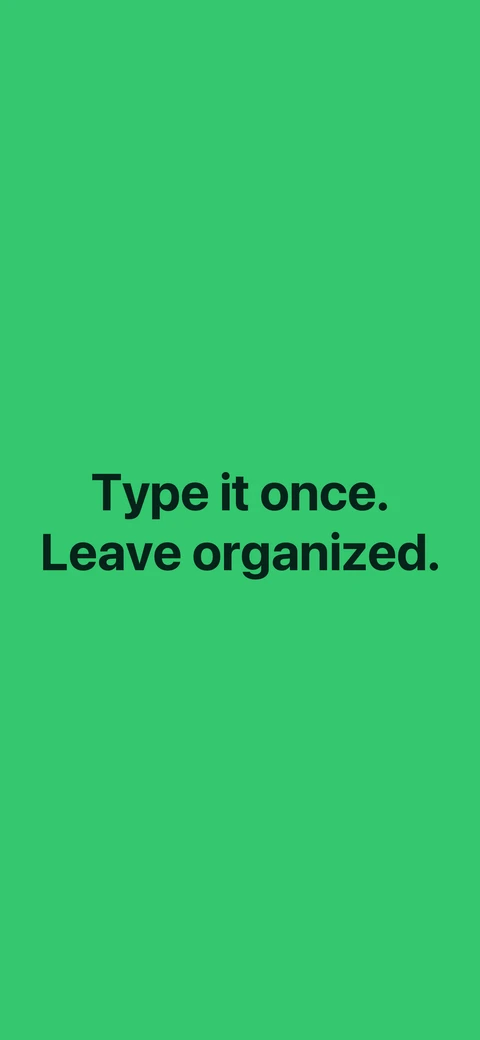 Life's tagline on a plain green background.